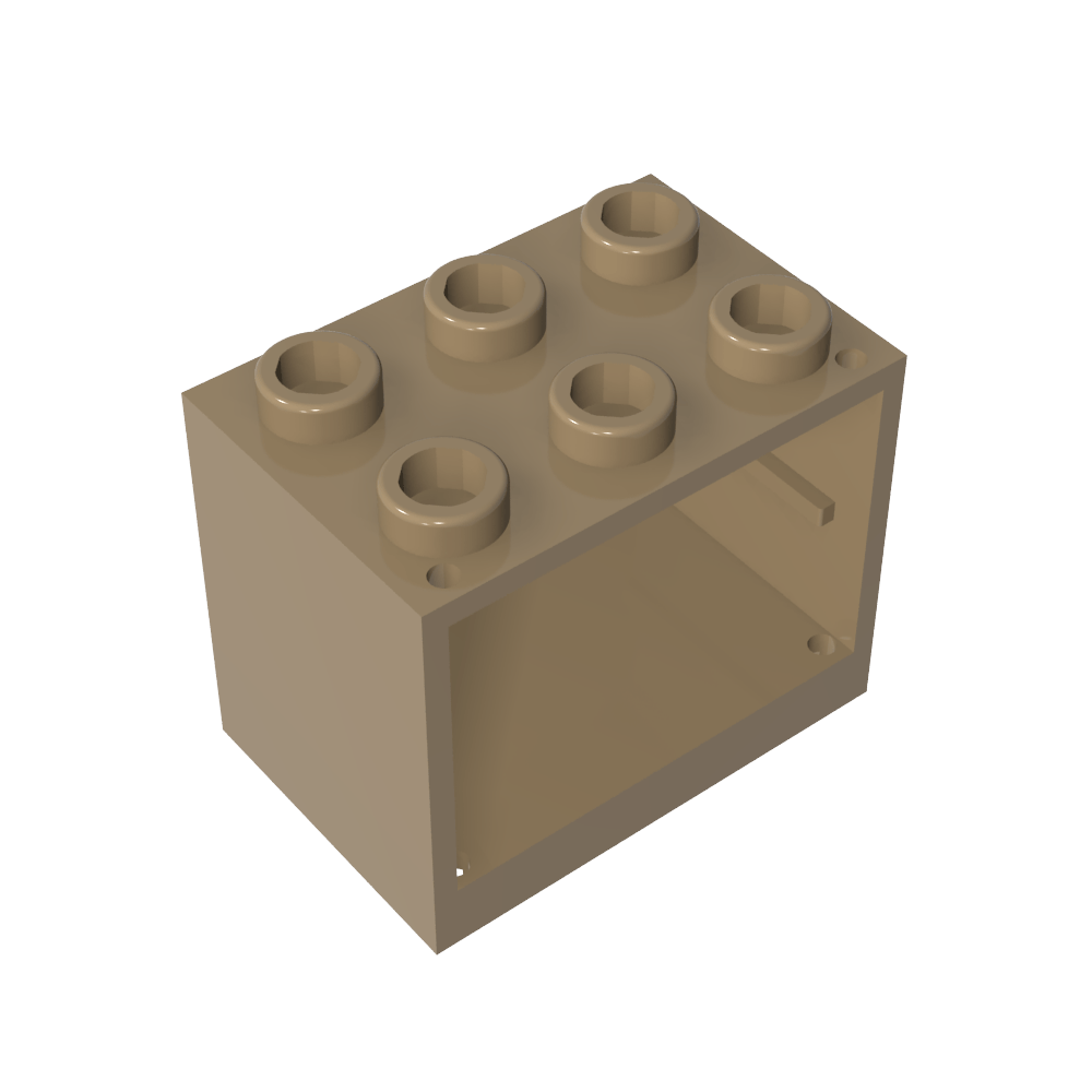 Armoire 2 x 3 x 2 avec montants solides-MyGobricksFr