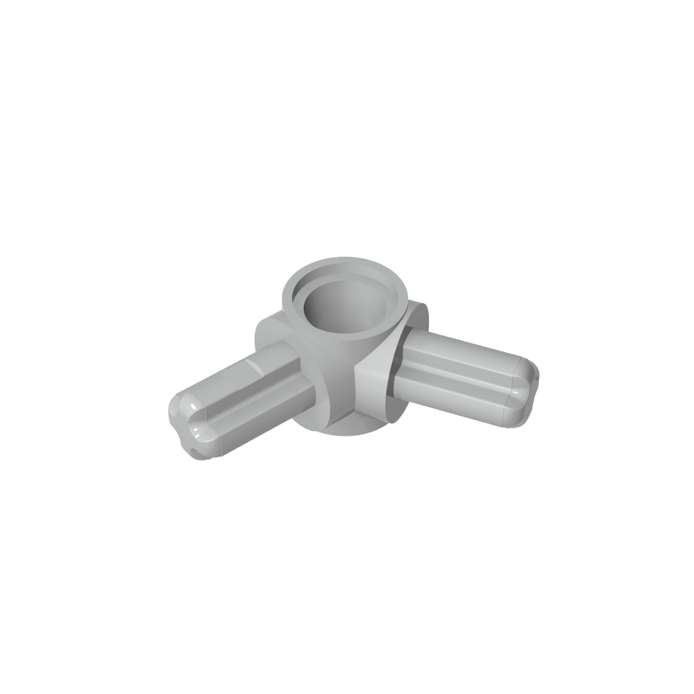 Connecteur à broches Technic avec 1 axe 120°-MyGobricksFr