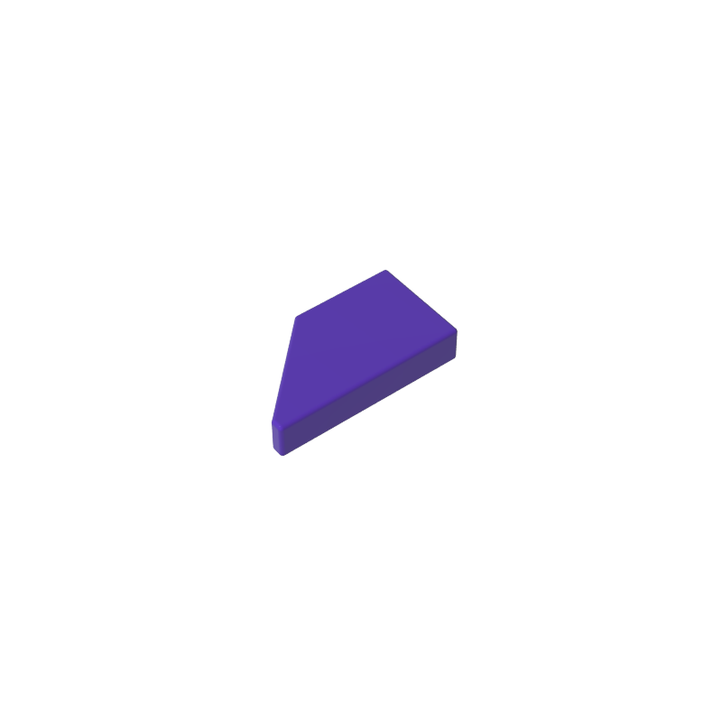 Panneau lumineux cale 1x2 droit