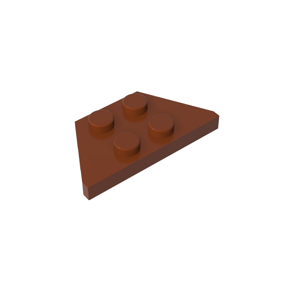 Plaque en coin 2 x 4-MyGobricksFr