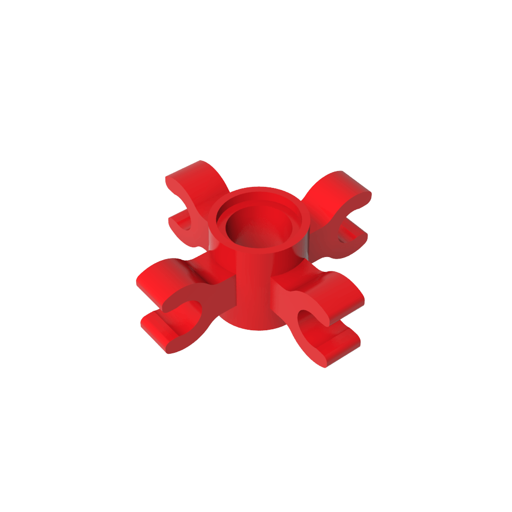 Connecteur à broches Technic rond avec 4 clips-MyGobricksFr