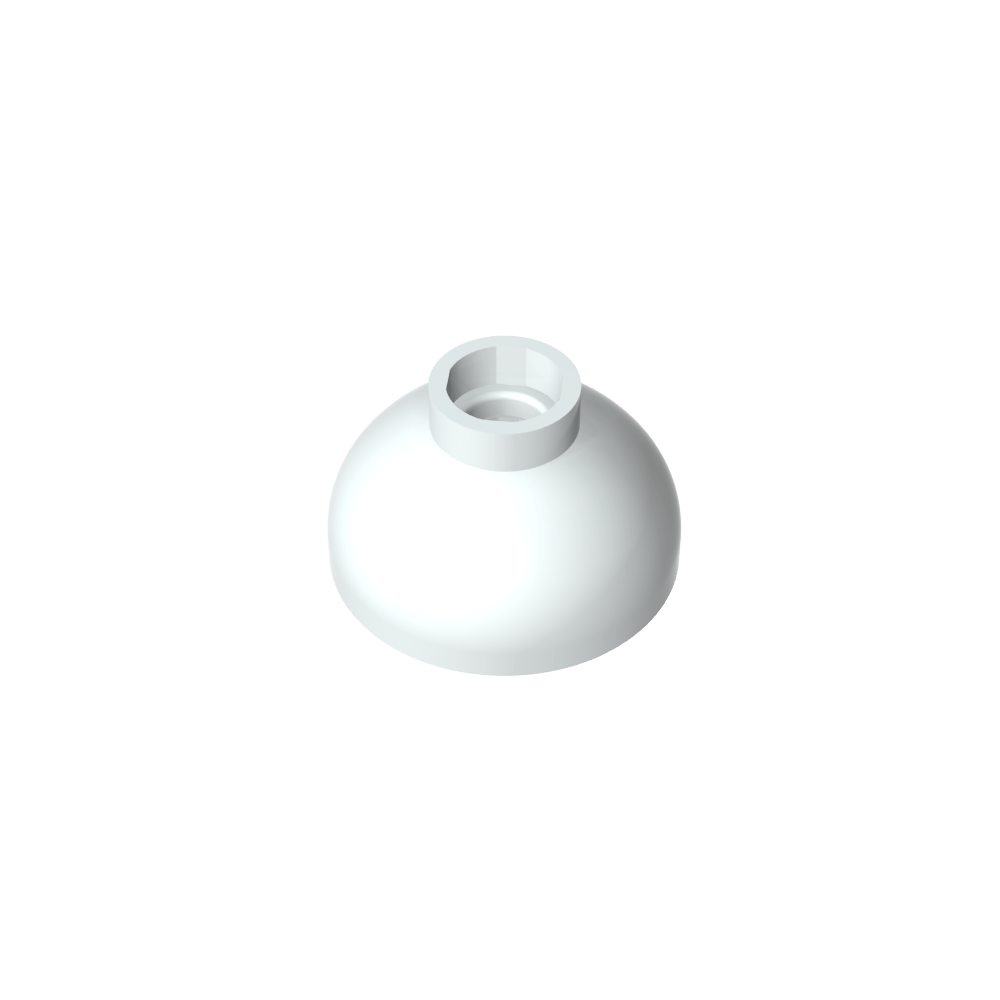Brique ronde 2 x 2 à fond bombé [tenon ouvert]-MyGobricksFr