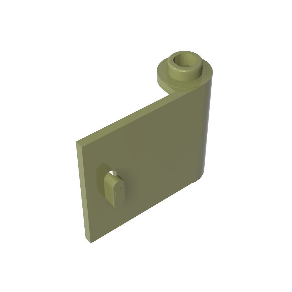 Porte 1 x 3 x 2 Droite - Ouverture entre les charnières supérieure et inférieure-MyGobricksFr