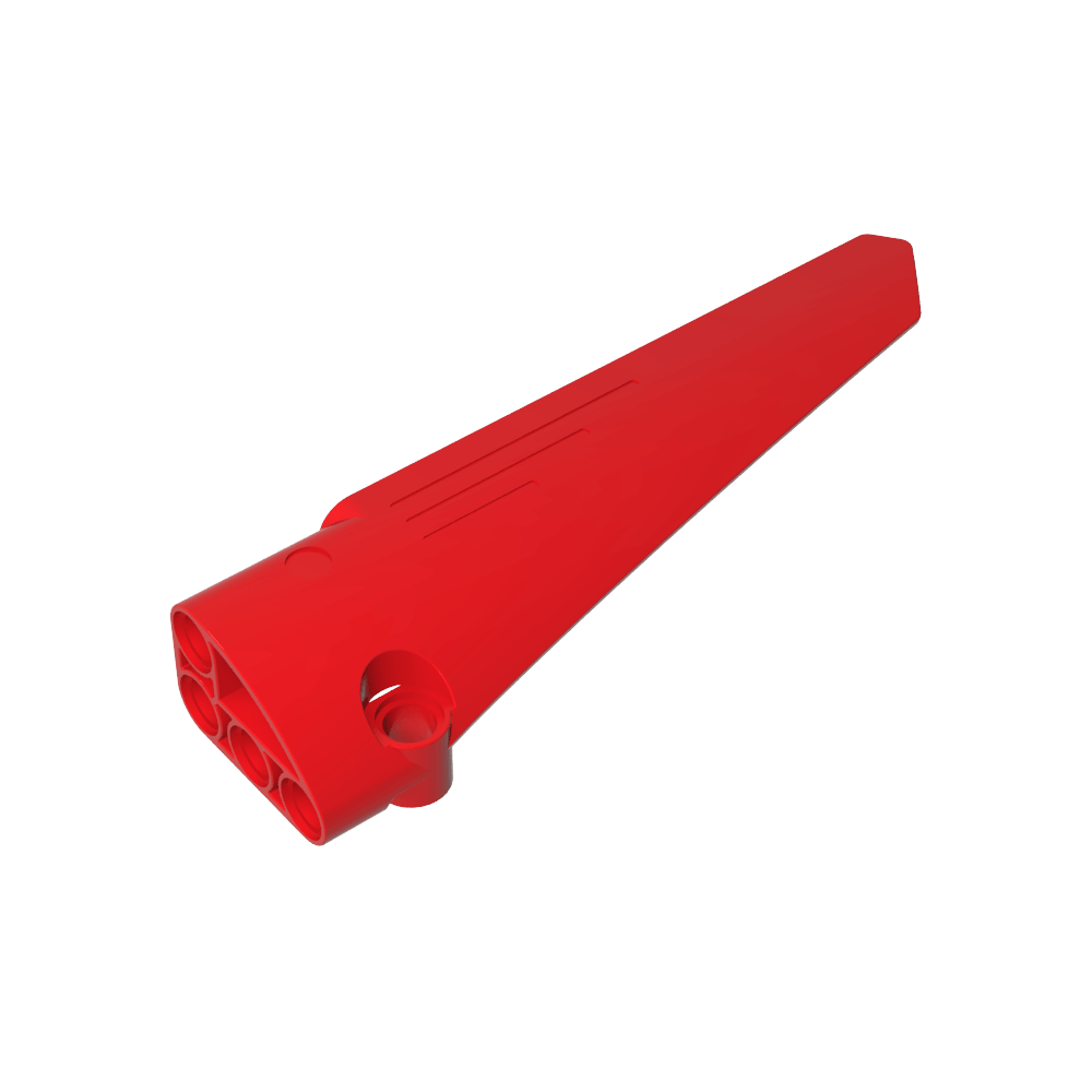 Carénage de panneau Technic n° 6 Long et lisse, côté B-MyGobricksFr
