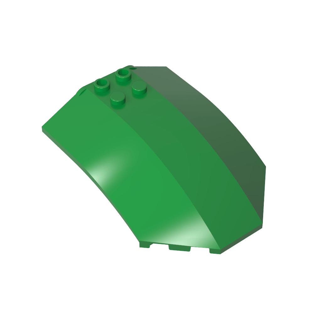 Pare-brise 8 x 6 x 2 courbé-MyGobricksFr
