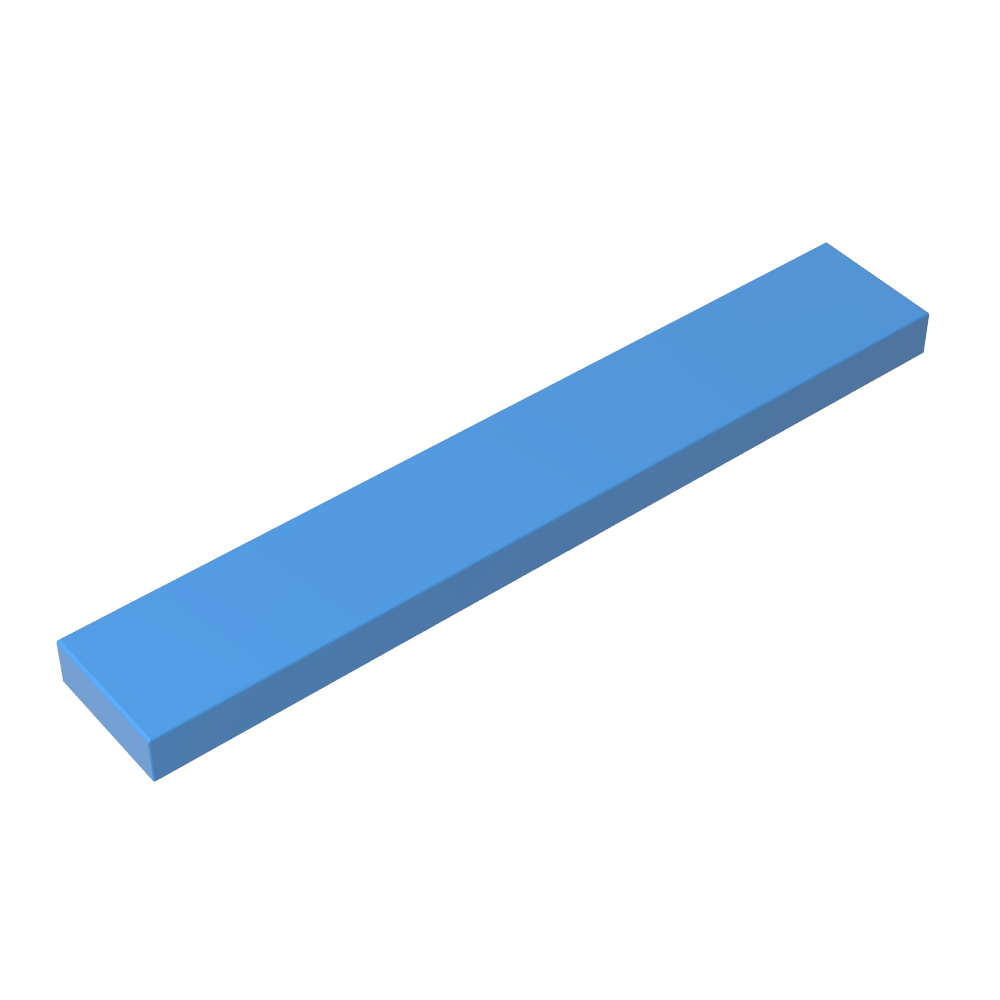 Carreau 1 x 6 avec rainure 6636-MyGobricksFr