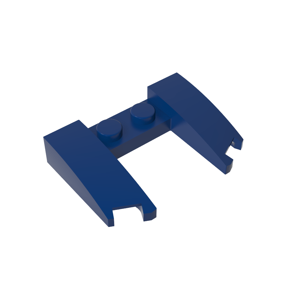 Découpe en forme de coin incurvée 3 x 4 x 2/3-MyGobricksFr