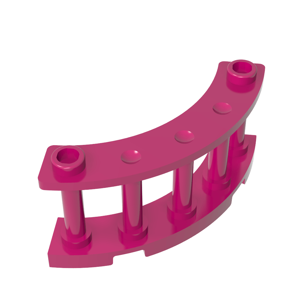 Quart de rond à 2 montants pour clôture à fuseaux 4 x 4 x 2-MyGobricksFr