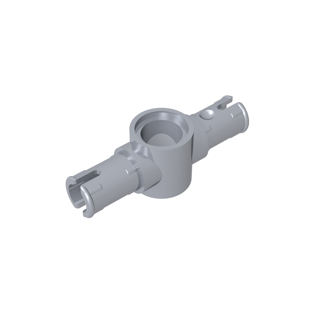 Connecteur Technic à 2 broches avec rainures de friction longitudinales [Grands trous carrés pour les broches]-MyGobricksFr