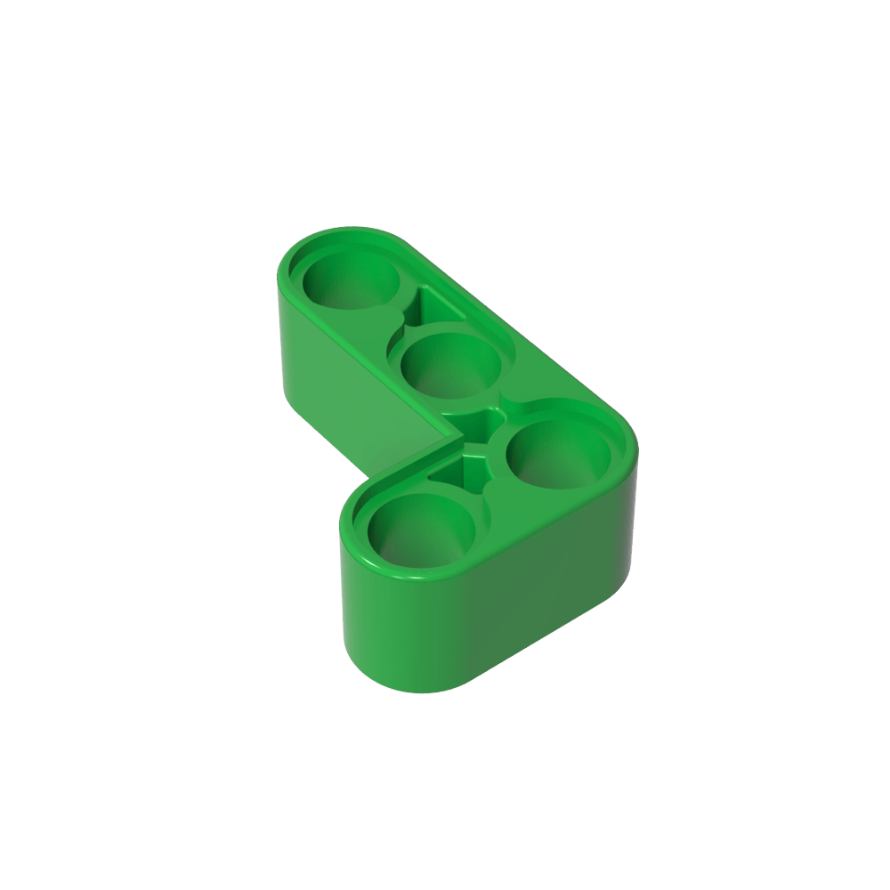 Poutre Technic 2 x 3 en forme de L épaisse-MyGobricksFr