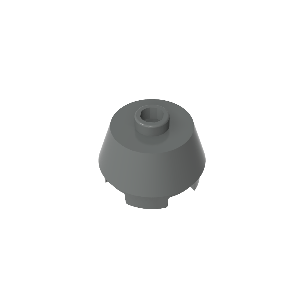 Brique ronde 2 x 2 Cône tronqué-MyGobricksFr