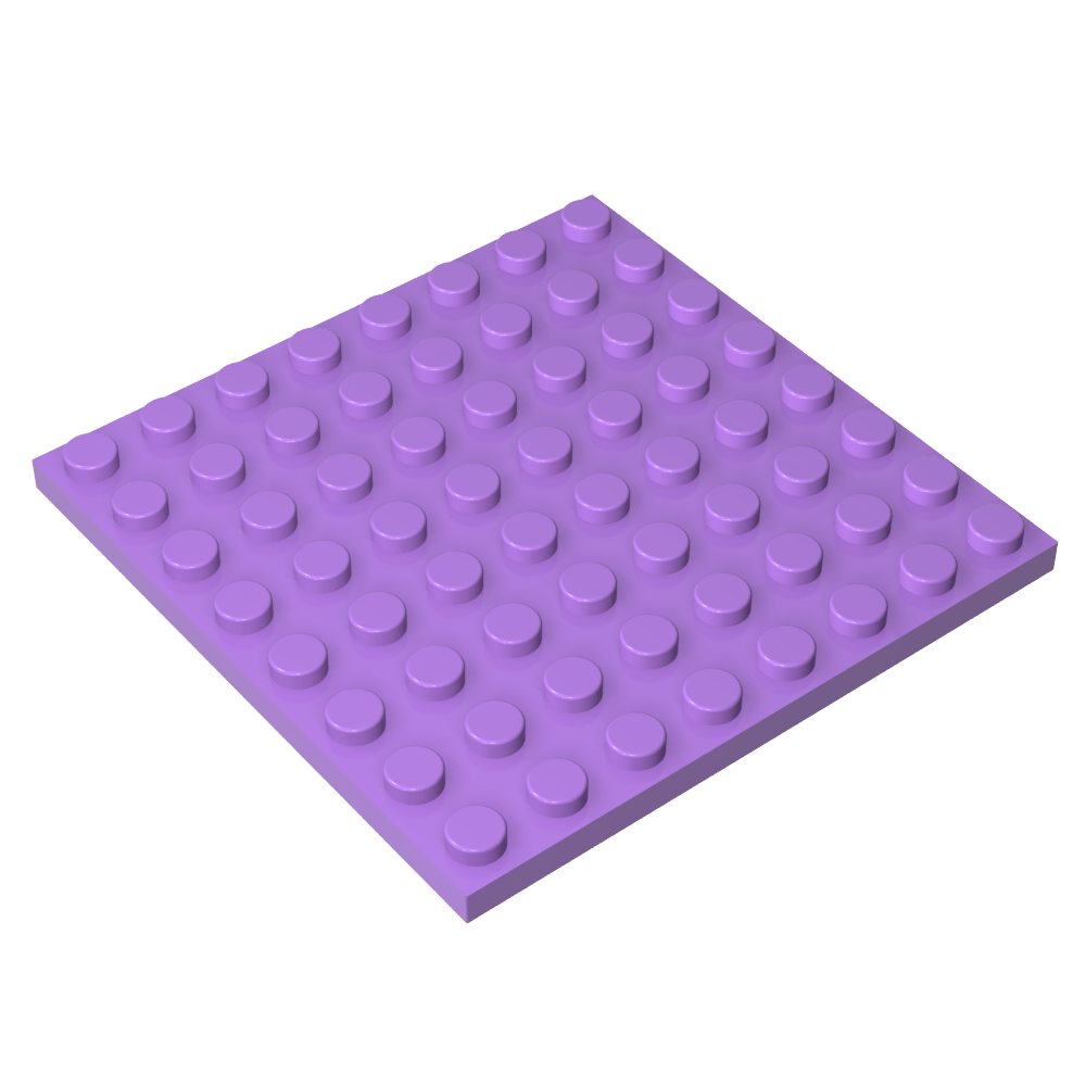Assiette 8 x 8-MyGobricksFr