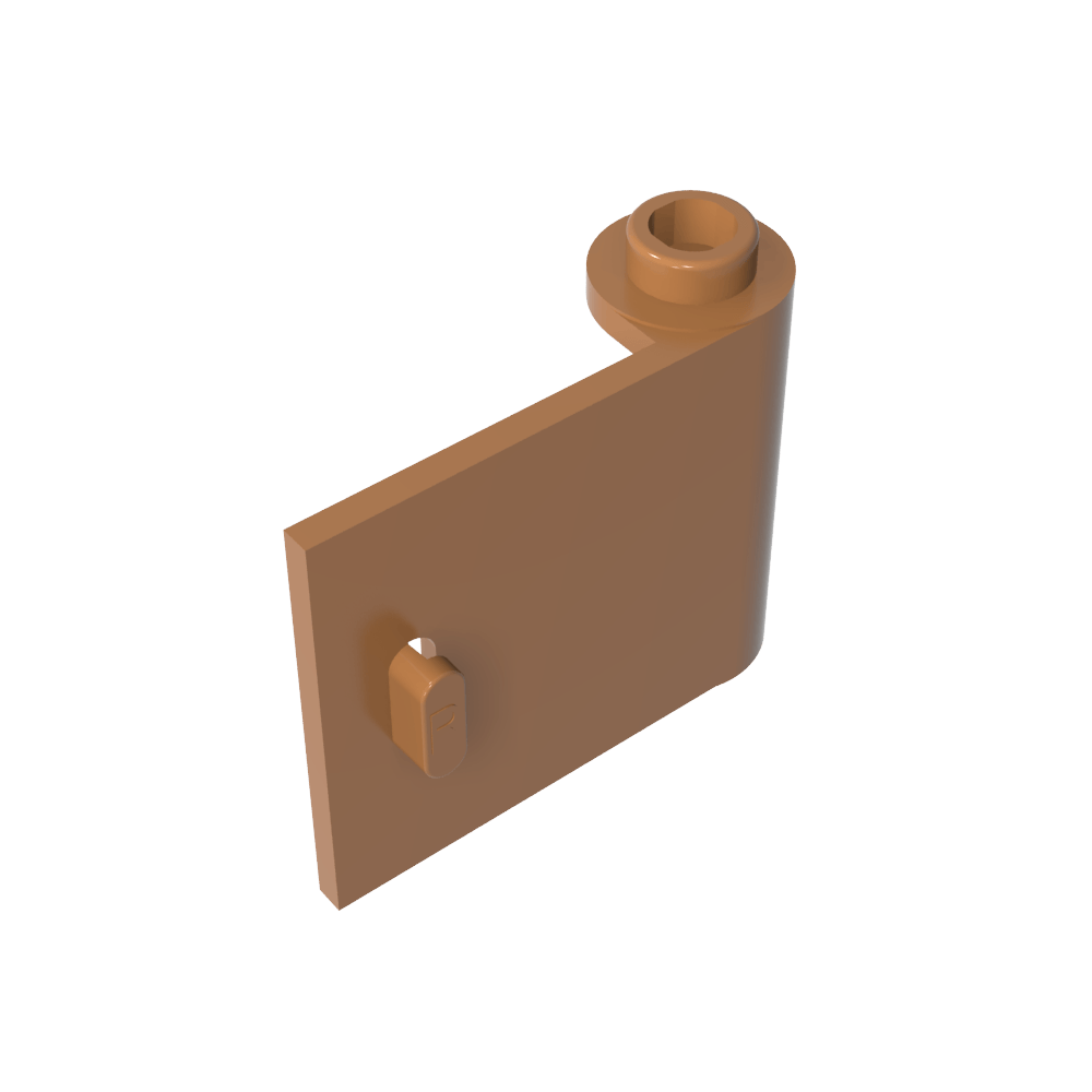 Porte 1 x 3 x 2 Droite - Ouverture entre les charnières supérieure et inférieure-MyGobricksFr