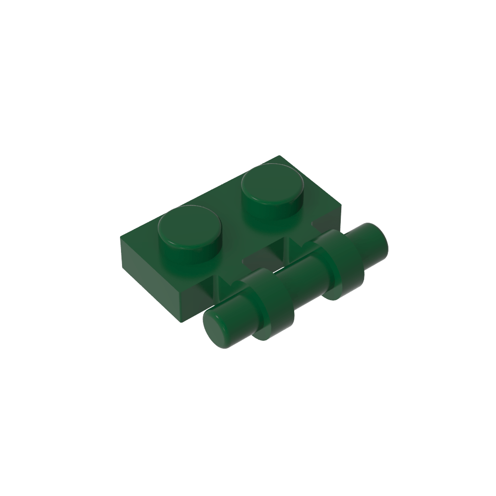Plaque spéciale 1 x 2 Poignée latérale [Extrémités libres]-MyGobricksFr