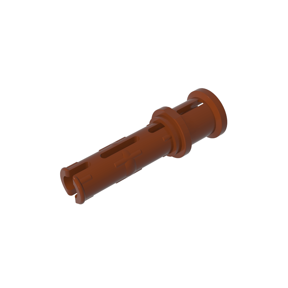 Axe Technic long avec crêtes de friction longitudinales et bague d'arrêt [crête près du bord]-MyGobricksFr