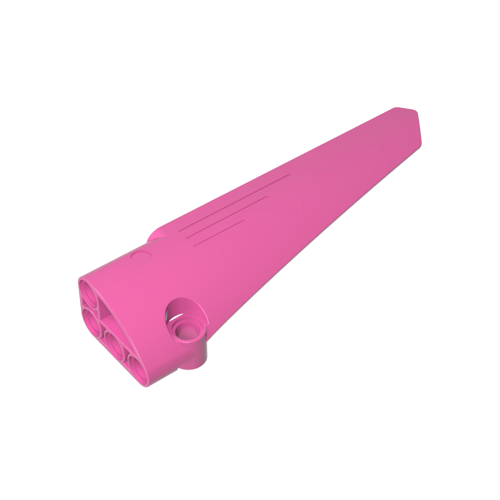 Carénage de panneau Technic n° 6 Long et lisse, côté B-MyGobricksFr