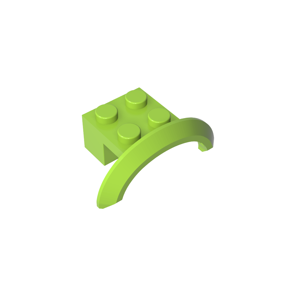 Passage de roue, garde-boue 4 x 2 1/2 x 1-MyGobricksFr