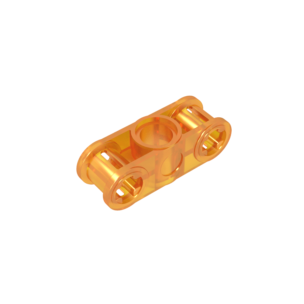 Axe et connecteur à broche Technic perpendiculaire 3L avec trou de broche central-MyGobricksFr