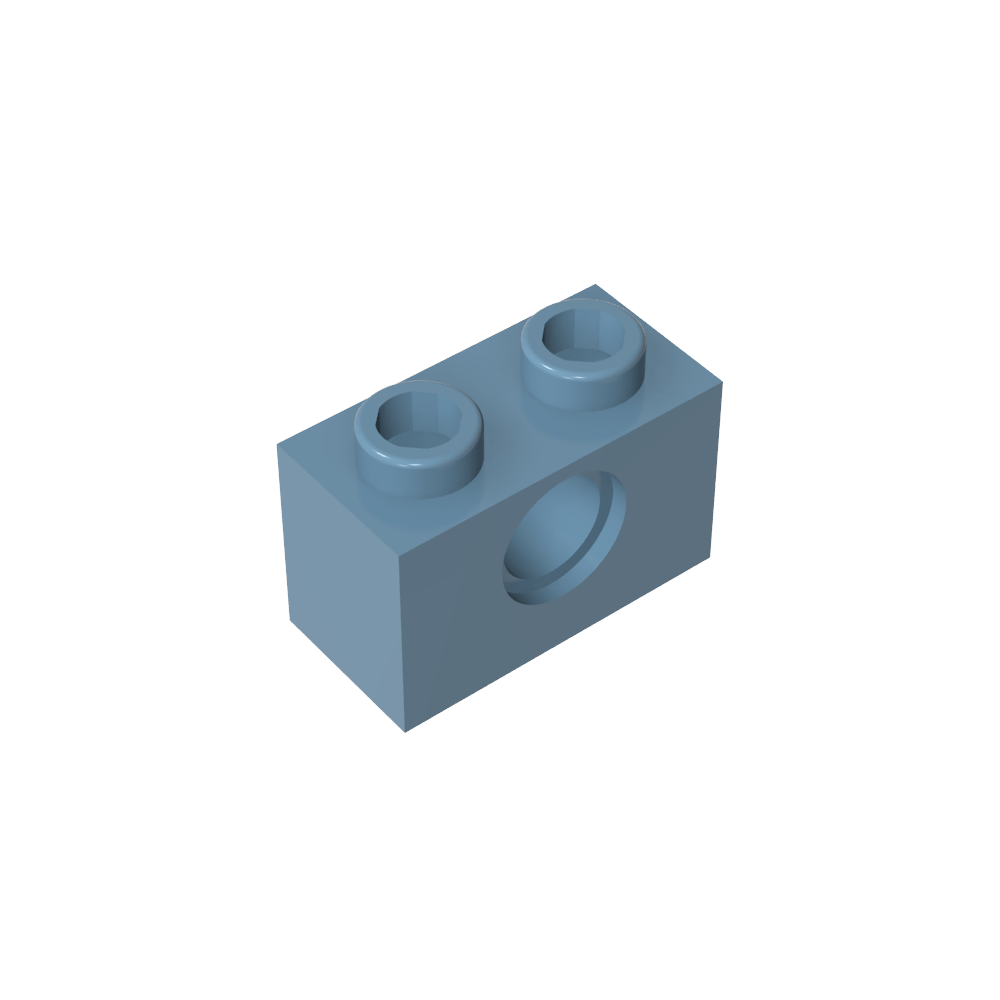 Brique technique 1 x 2 [1 trou]-MyGobricksFr