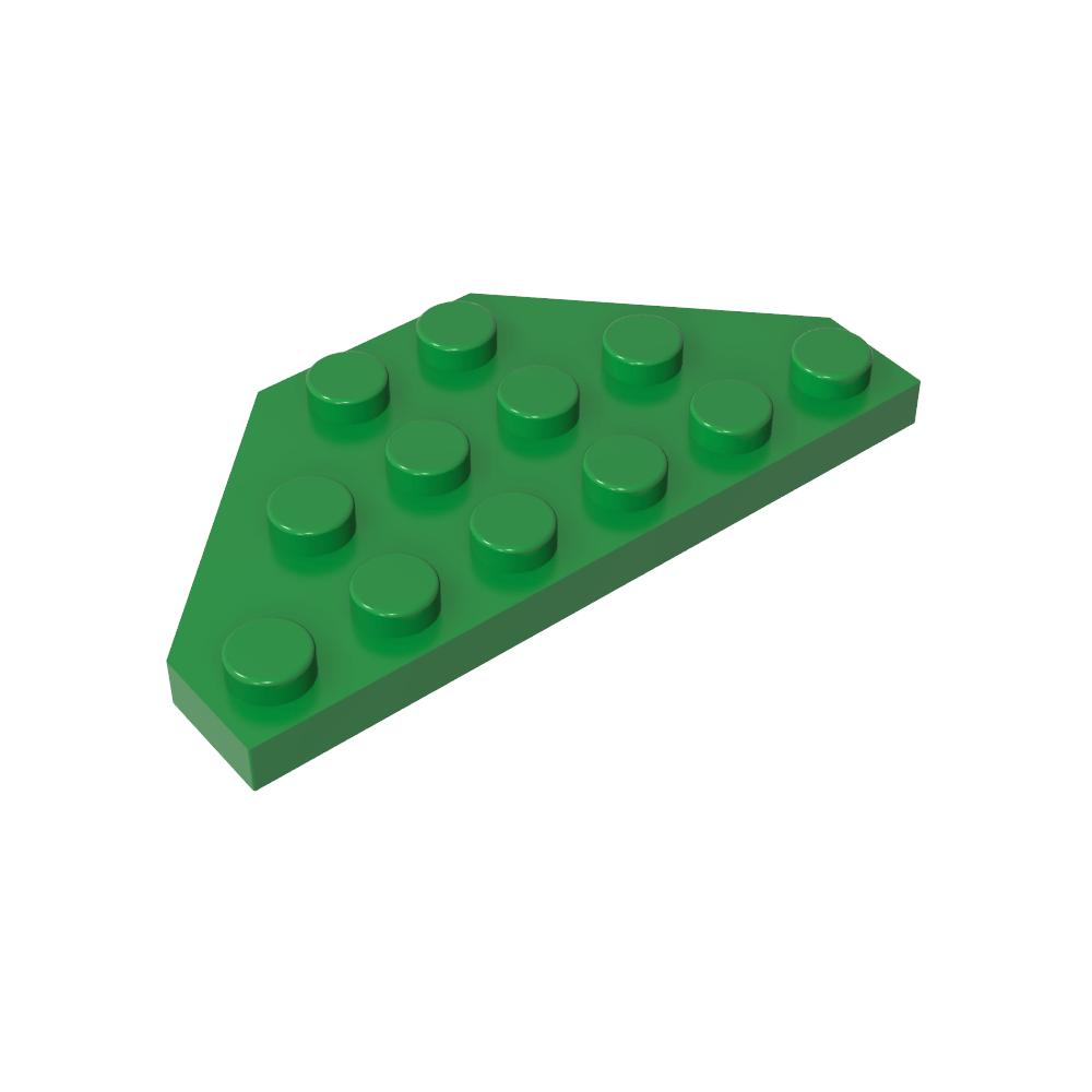 Plaque en coin 3 x 6 Coins coupés-MyGobricksFr