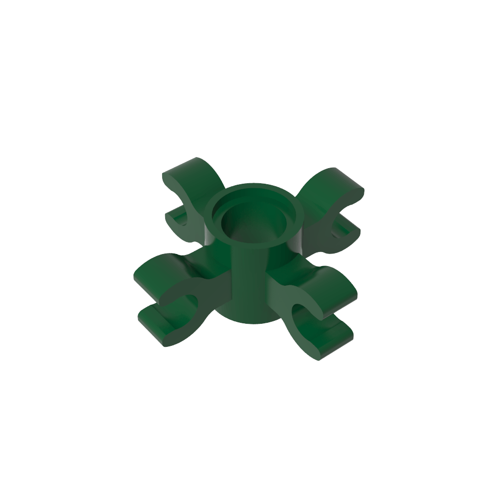 Connecteur à broches Technic rond avec 4 clips-MyGobricksFr