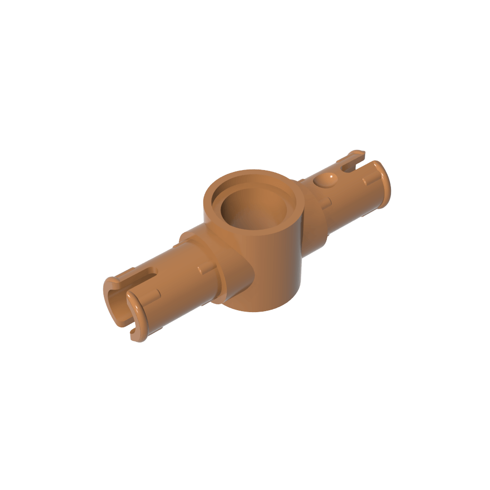Connecteur Technic à 2 broches avec rainures de friction longitudinales [Grands trous carrés pour les broches]-MyGobricksFr