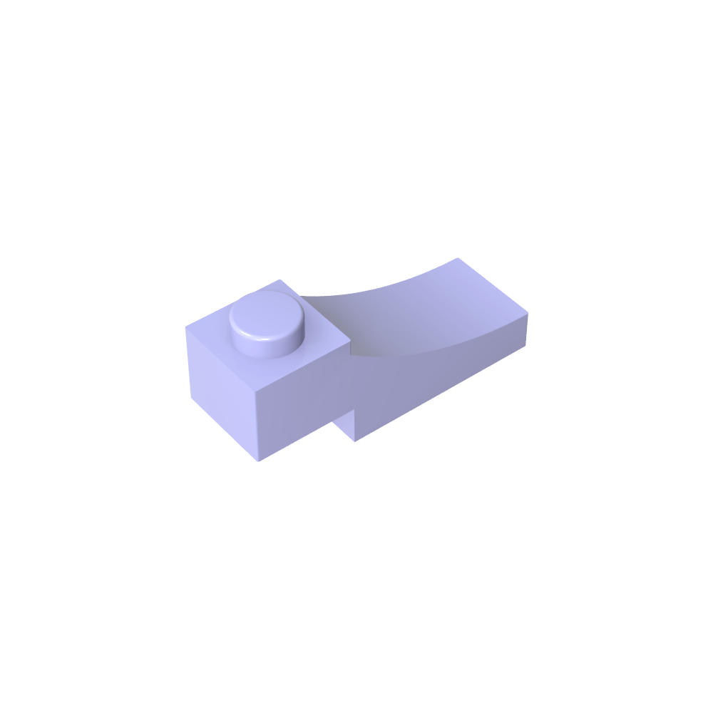 Brique incurvée 3 x 1 avec découpe inversée 2/3-MyGobricksFr