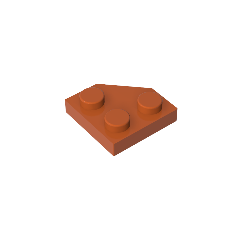 Plaque en coin 2 x 2 Coin coupé-MyGobricksFr