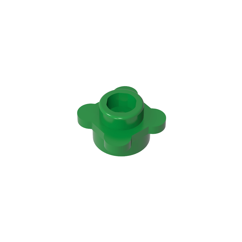 Plante, fleur, assiette ronde 1 x 1 avec 4 pétales-MyGobricksFr