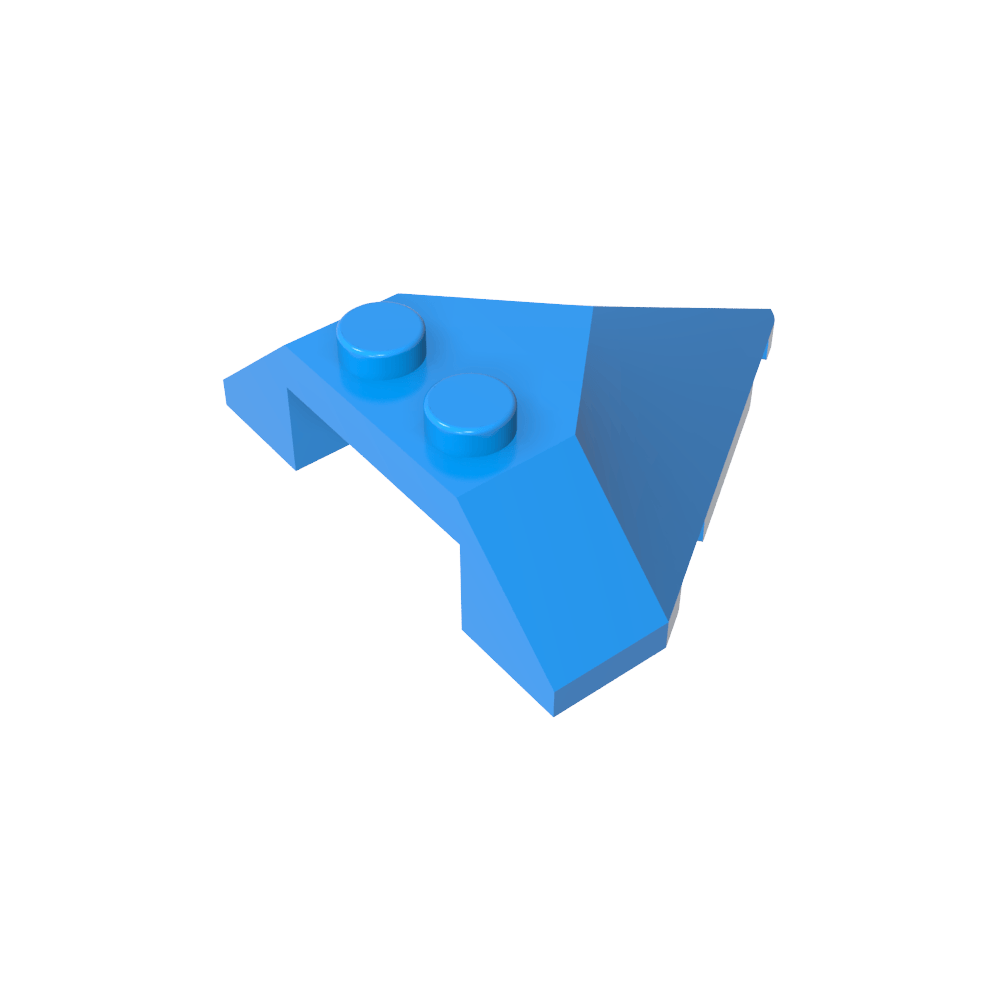 Coin incliné 4 x 4 Pointu-MyGobricksFr