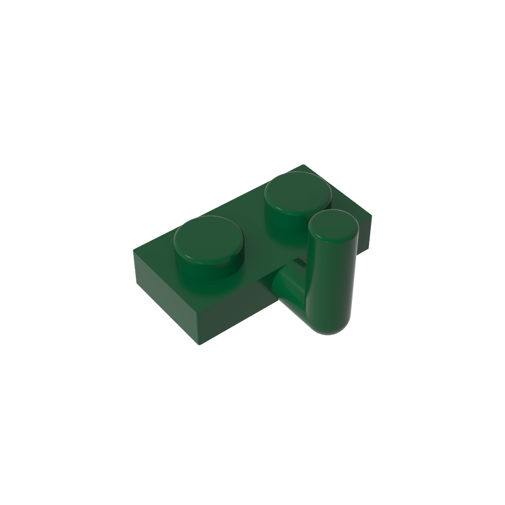 Plaque spéciale 1 x 2 avec bras relevé [Bras horizontal 6 mm]-MyGobricksFr