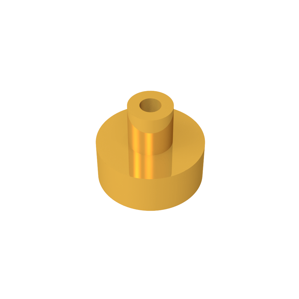Carreau rond 1 x 1 avec barre creuse-MyGobricksFr