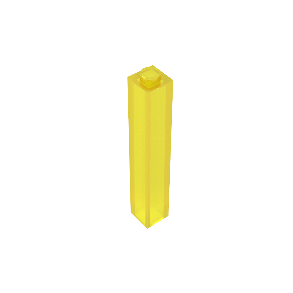 Brique 1 x 1 x 5 avec montant ouvert ou creux obturé-MyGobricksFr