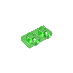 Plaque modifiée 1 x 2 avec 2 pointes saillantes inversées-MyGobricksFr