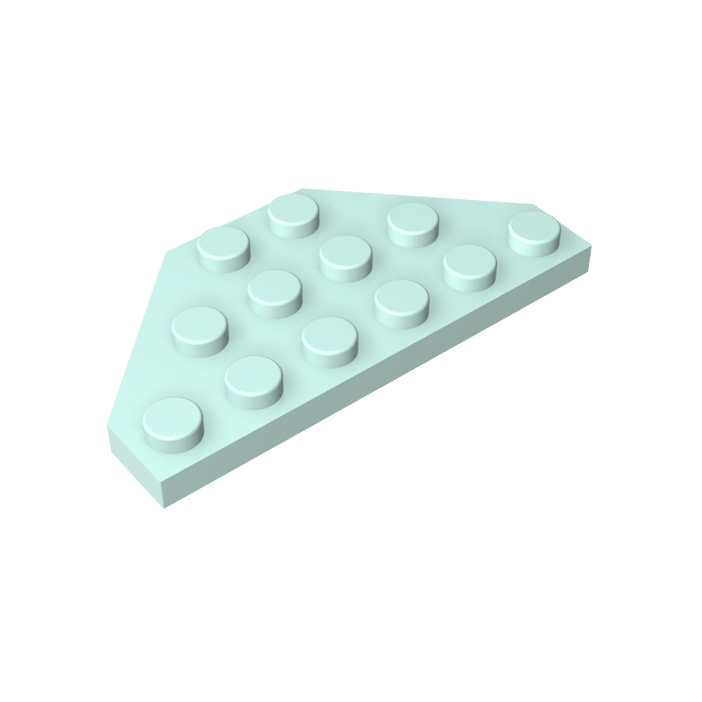 Plaque en coin 3 x 6 Coins coupés-MyGobricksFr