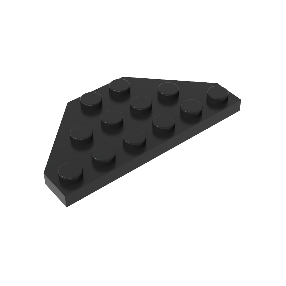 Plaque en coin 3 x 6 Coins coupés-MyGobricksFr