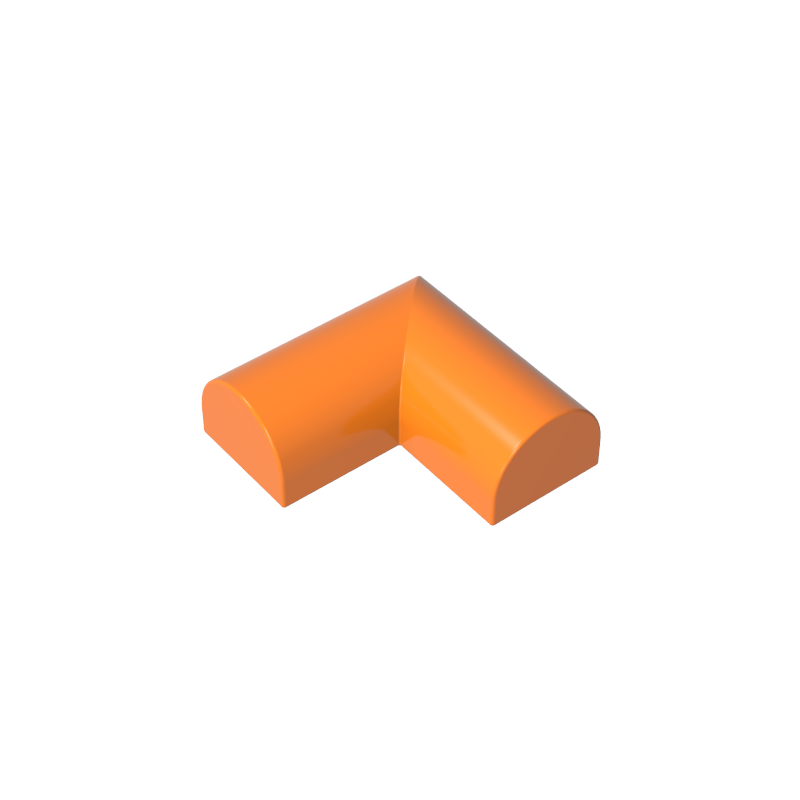 Tuiles courbées d'angle 2x2x2/3