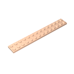 Plaque 2 x 14-MyGobricksFr