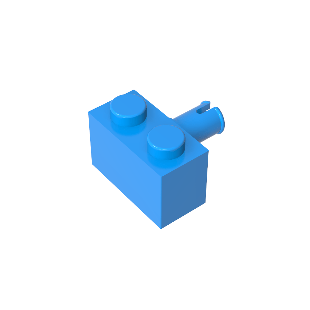 Brique spéciale 1 x 2 avec goupille-MyGobricksFr