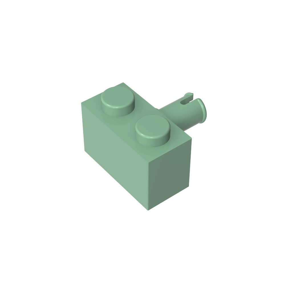 Brique spéciale 1 x 2 avec goupille-MyGobricksFr