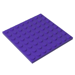 Assiette 8 x 8-MyGobricksFr