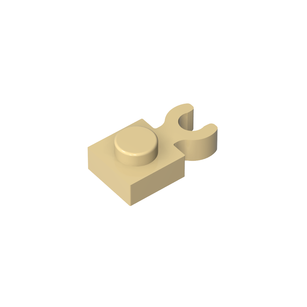 Plaque spéciale 1 x 1 avec clip vertical [Clip en U épais]-MyGobricksFr