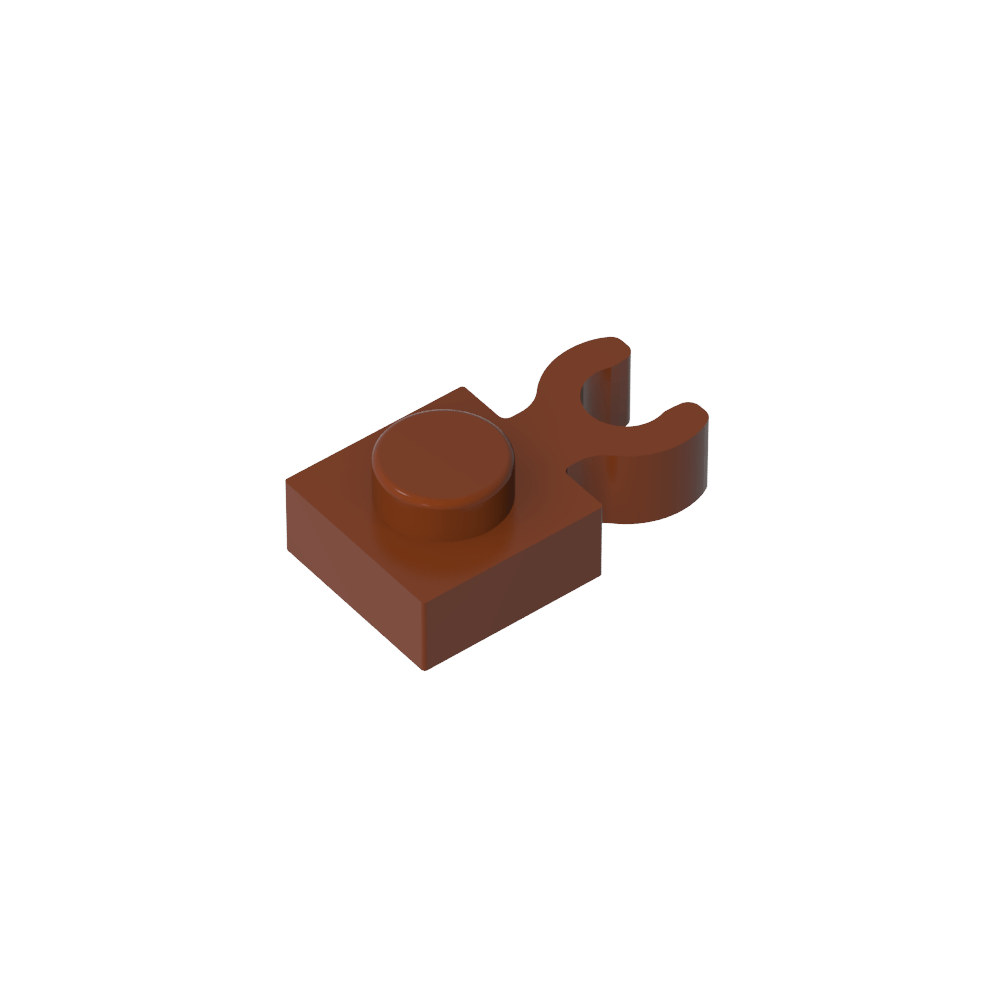 Plaque spéciale 1 x 1 avec clip vertical [Clip en U épais]-MyGobricksFr