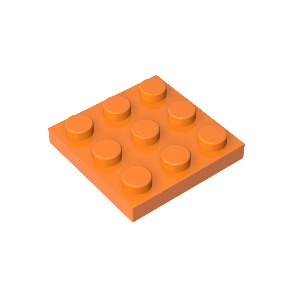 Assiette 3 x 3-MyGobricksFr
