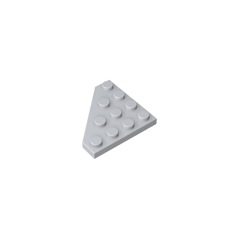 Plaque en coin 4 x 4 Coin coupé-MyGobricksFr