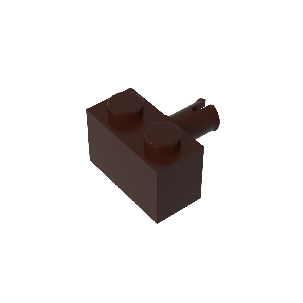 Brique spéciale 1 x 2 avec goupille-MyGobricksFr