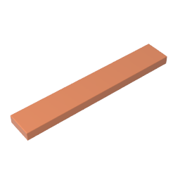 Carreau 1 x 6 avec rainure 6636-MyGobricksFr