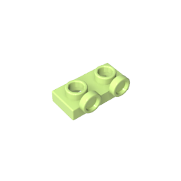 Plaque modifiée 1 x 2 avec 2 pointes saillantes inversées-MyGobricksFr