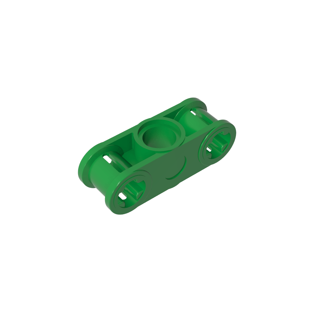 Axe et connecteur à broche Technic perpendiculaire 3L avec trou de broche central-MyGobricksFr