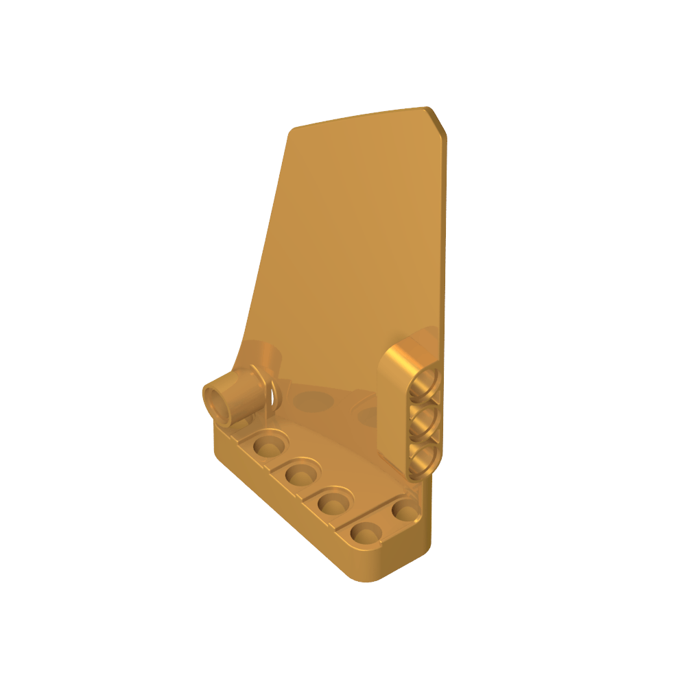 Carénage de panneau Technic n° 18 Grand lisse, côté B-MyGobricksFr